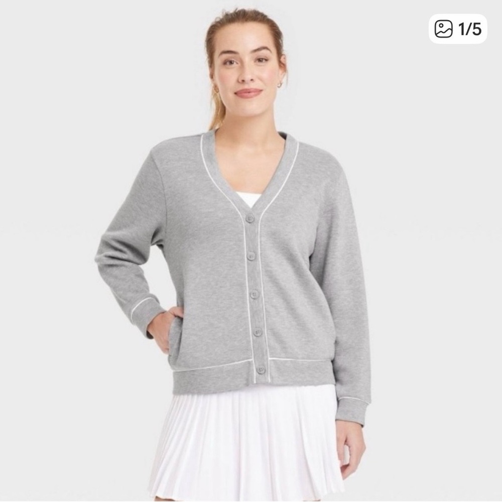 #267 All in Motion Women's Gray Cardigan. NWOT. Size XS